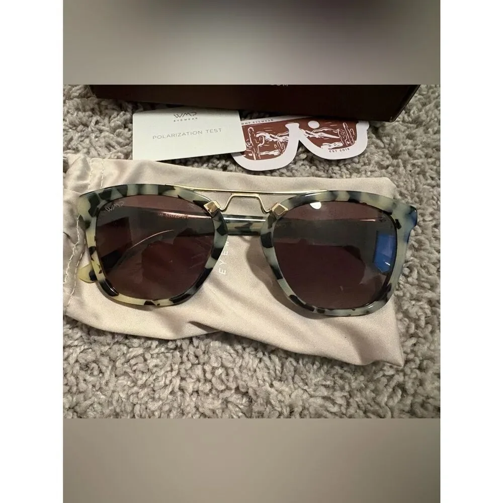 WMP Eyewear Tortoise Sunglasses with Brown Lenses